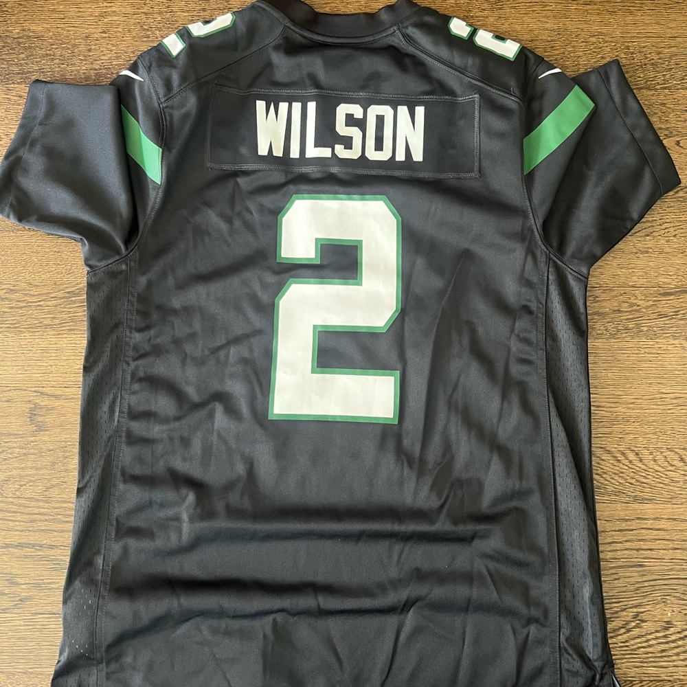 NY Jets Zach Wilson Men's Jersey size medium - Picture 2 of 2